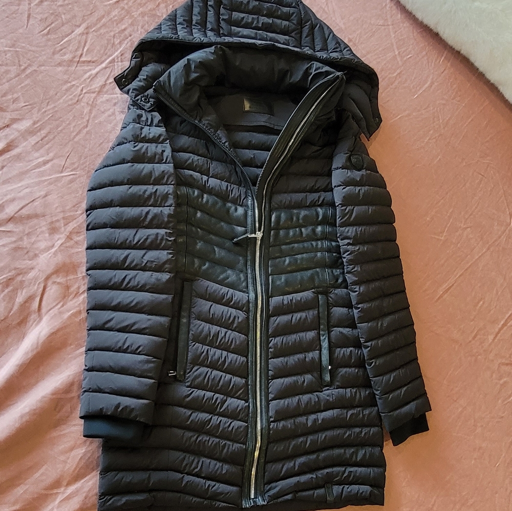 SOLD ! Rudsak puffer jacket with leather detail